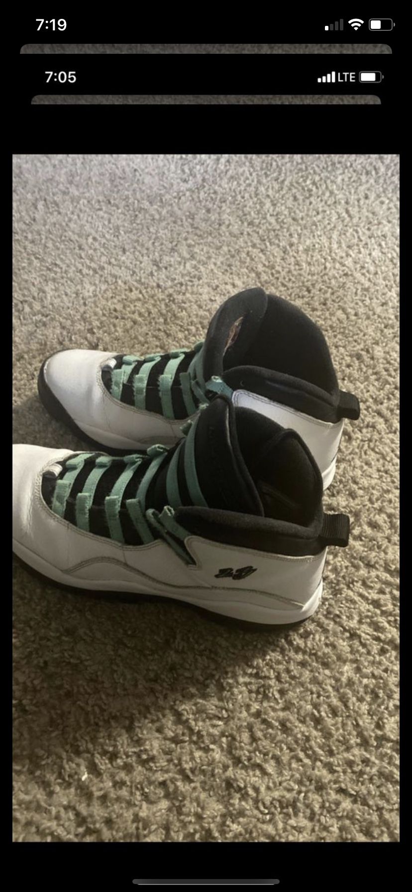 $50 Kids Jordan 10s For Sale Size 7