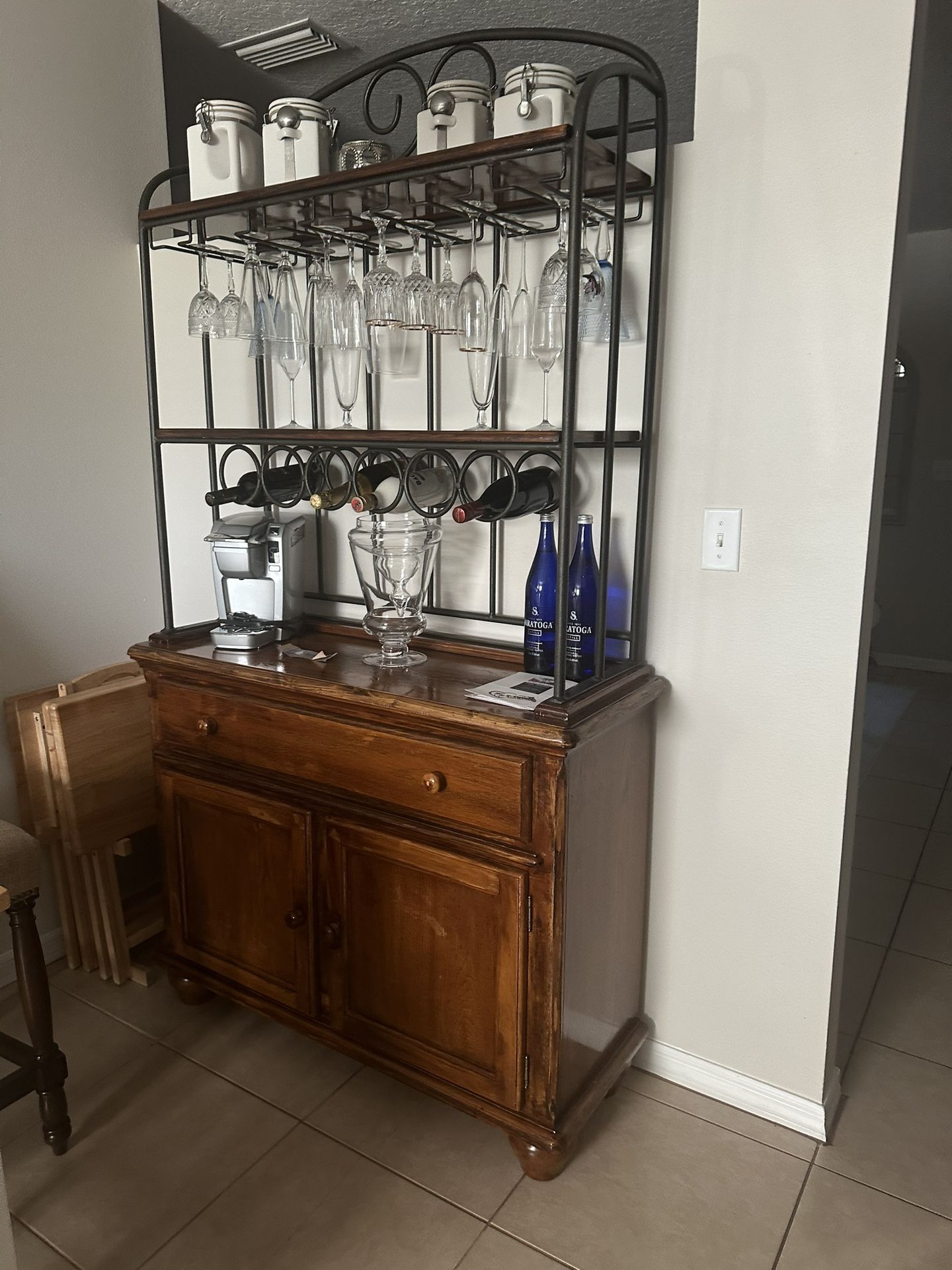kitchen bakers rack