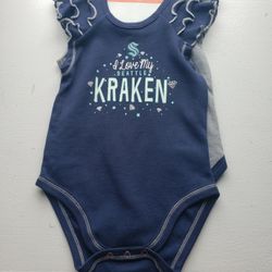Kraken Baby Girl Outfit 18mo
