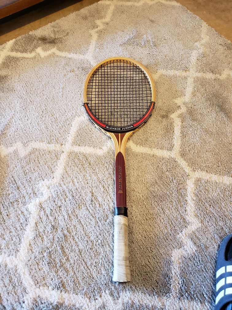 Dunlop Mcenroe Jr vintage tennis racket