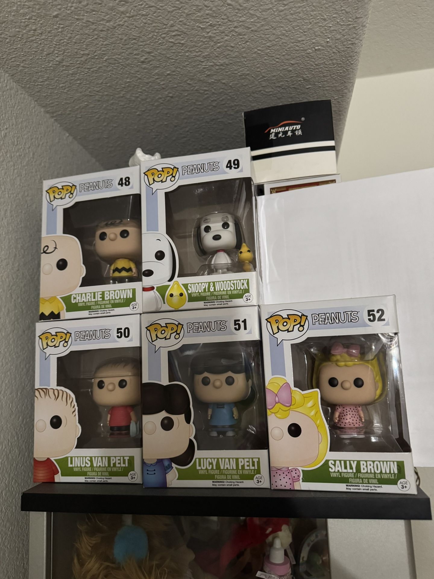 Peanuts Set Funko Pop