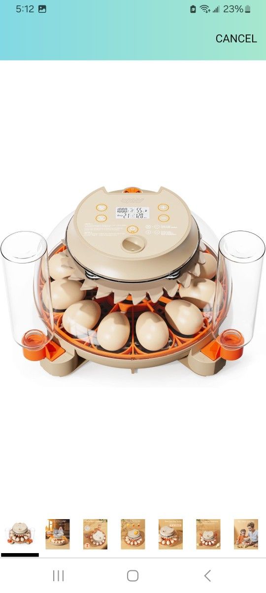 Egg Incubator $15