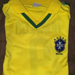 CBF Brazil Ronaldo Jersey And Shorts Set 