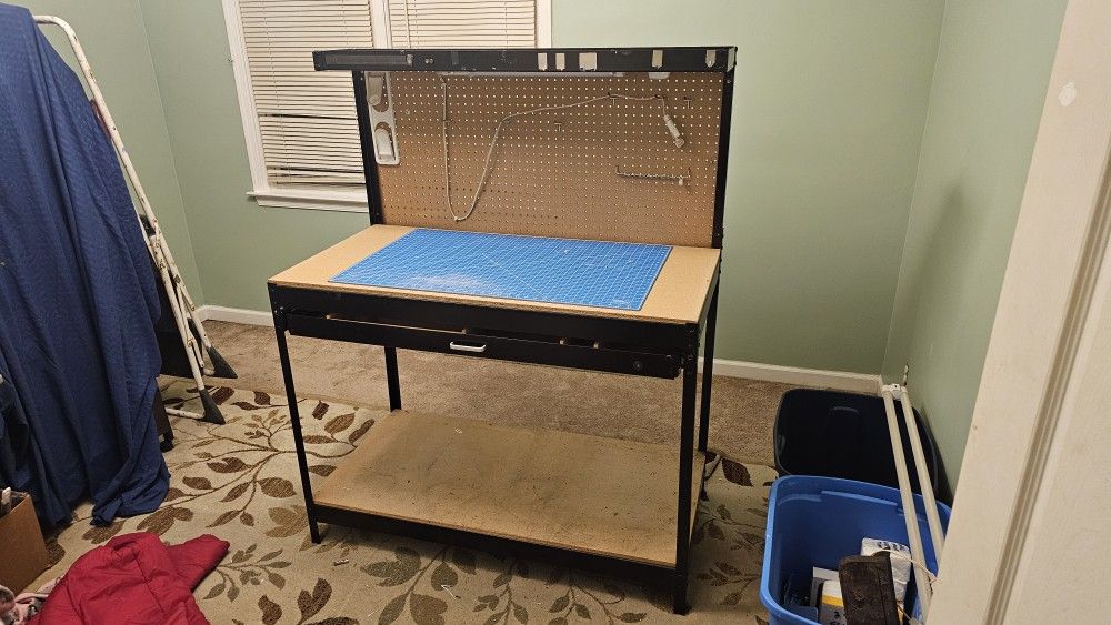 Workbench with Pegboard