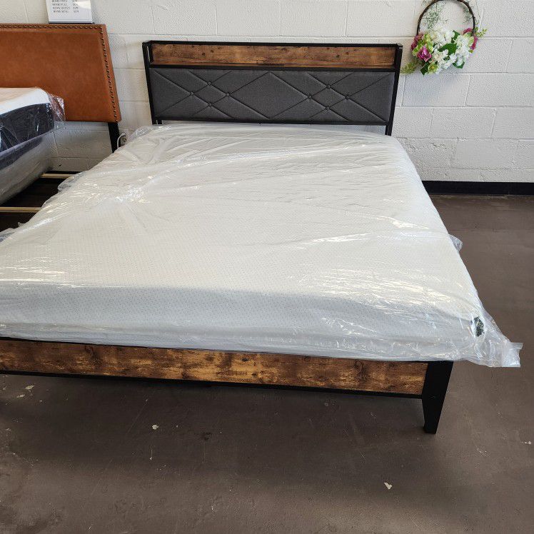 Queen Mattress And Bed Frame New New 