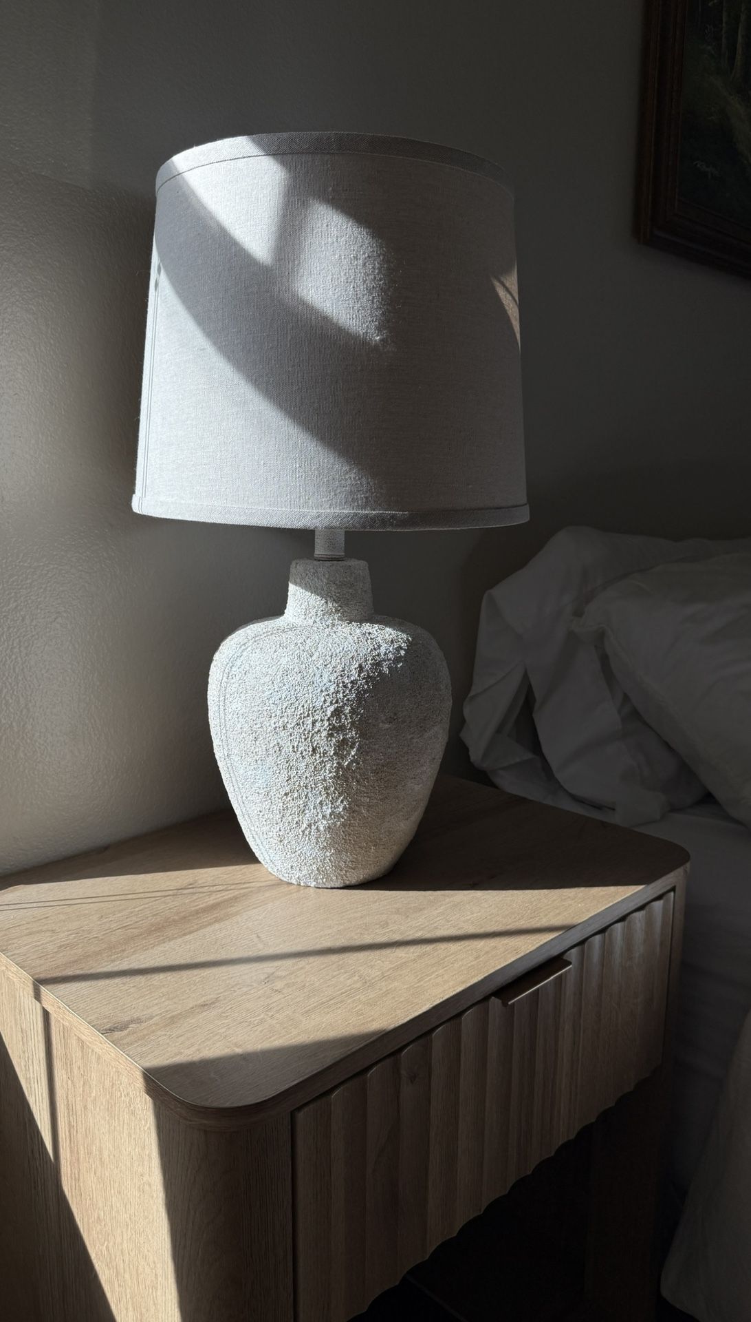 Set of 2 Textured Lamps