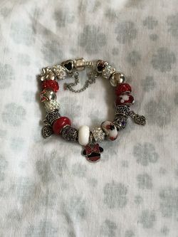 Handmade Pandora style bracelet