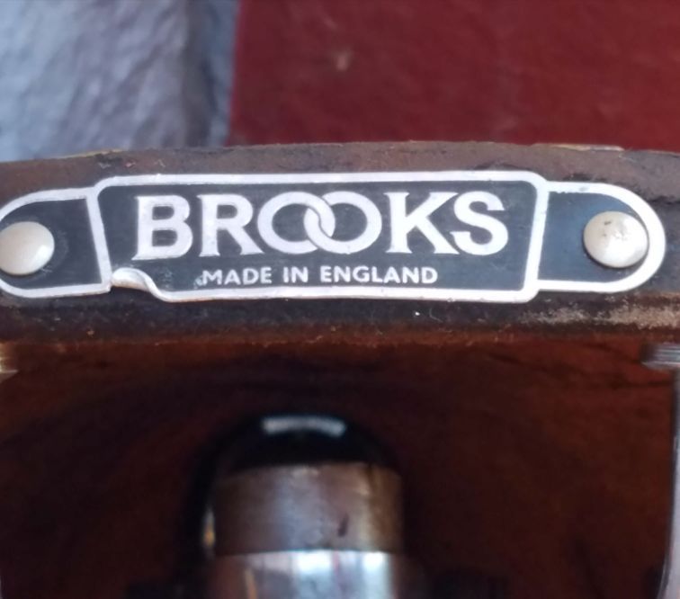Vintage Brooks B72 Leather & Chrome Bicycle Saddle - 1965! $60 OBO!
