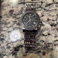 Burberry Mens Stainless Watch - Like New Needs Battery