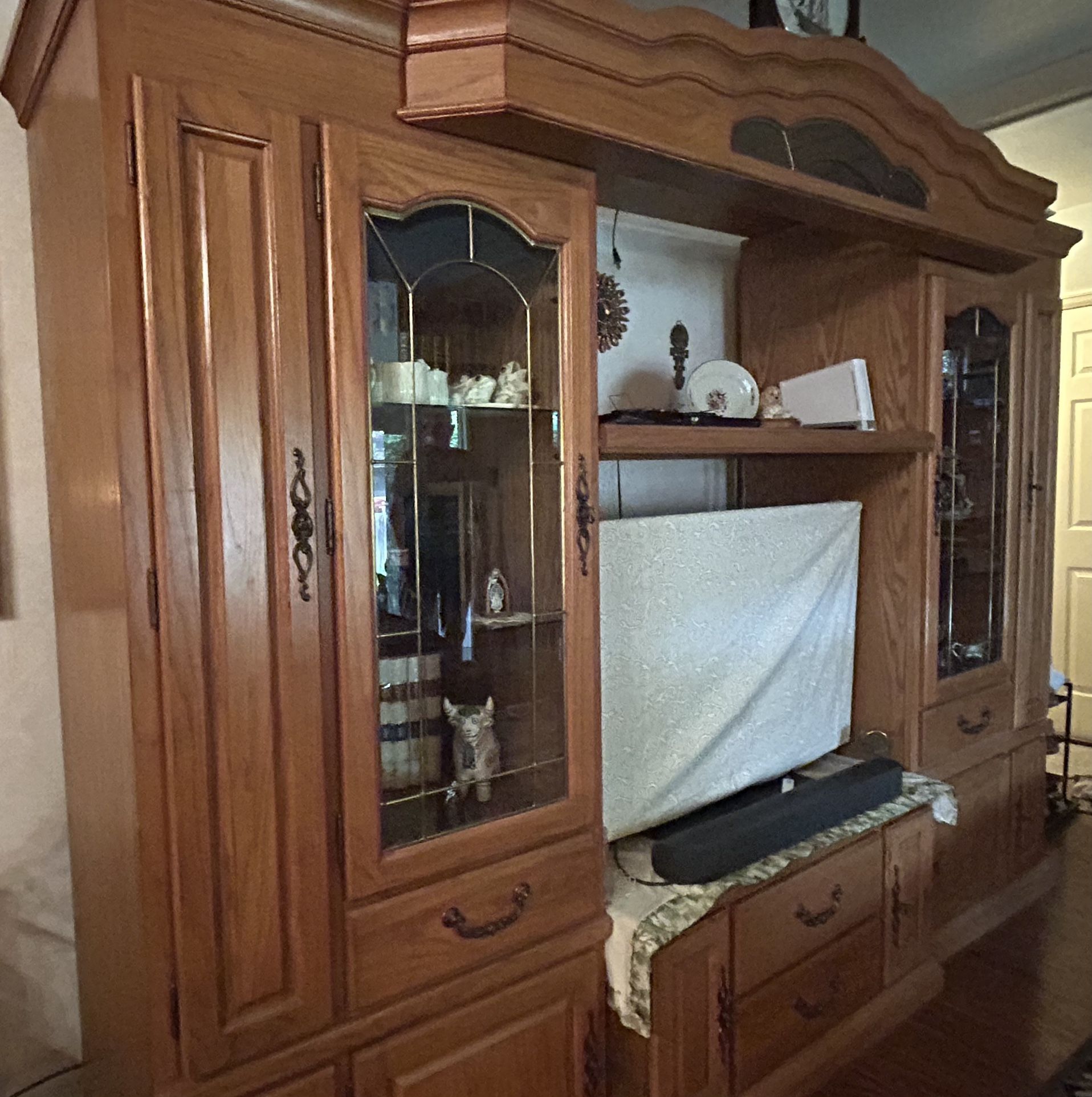 Oak Entertainment Center