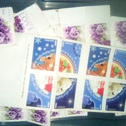 30 Unused Postal Stamps $10