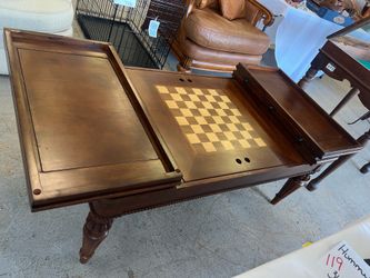 furniture game coffee table/ solid wood / game table