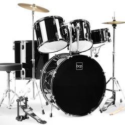 Best Choice Products 5-Piece Full Size Complete Adult Drum Set