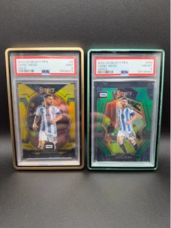 2022 fifa select Messi gold and green
