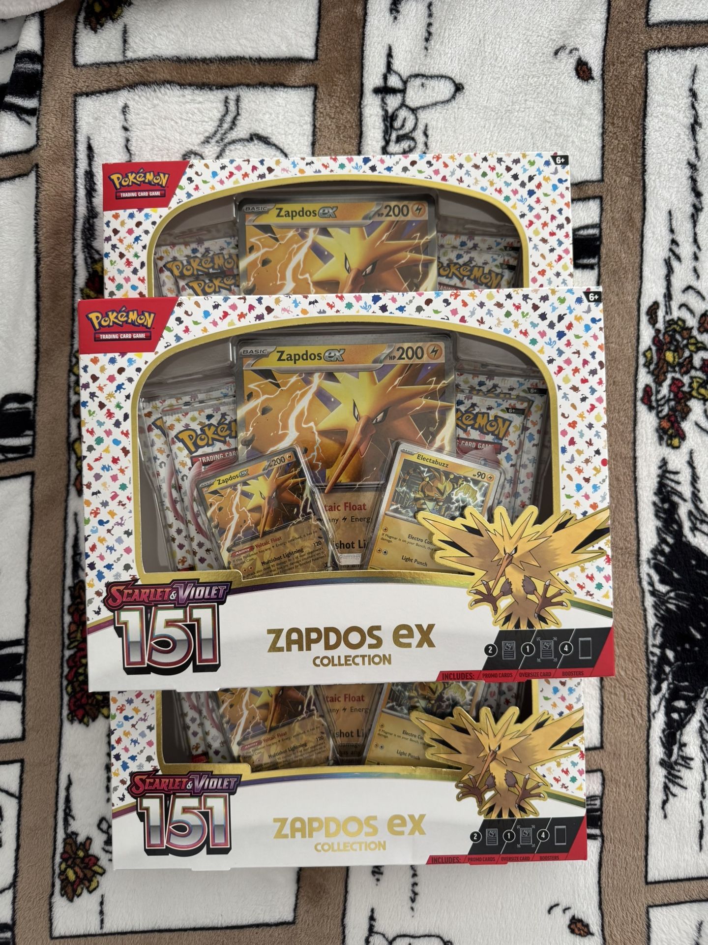 Pokemon 151 Zapdos ex Collection
