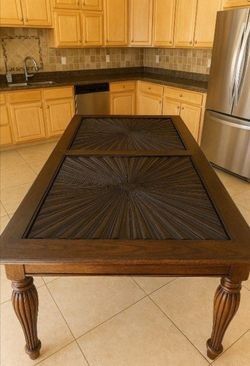 Big Wooden Dining Table