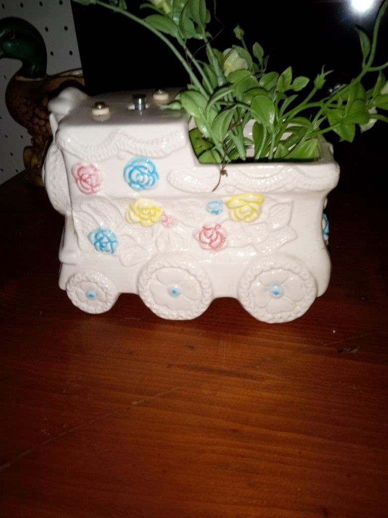 Train Baby Planter