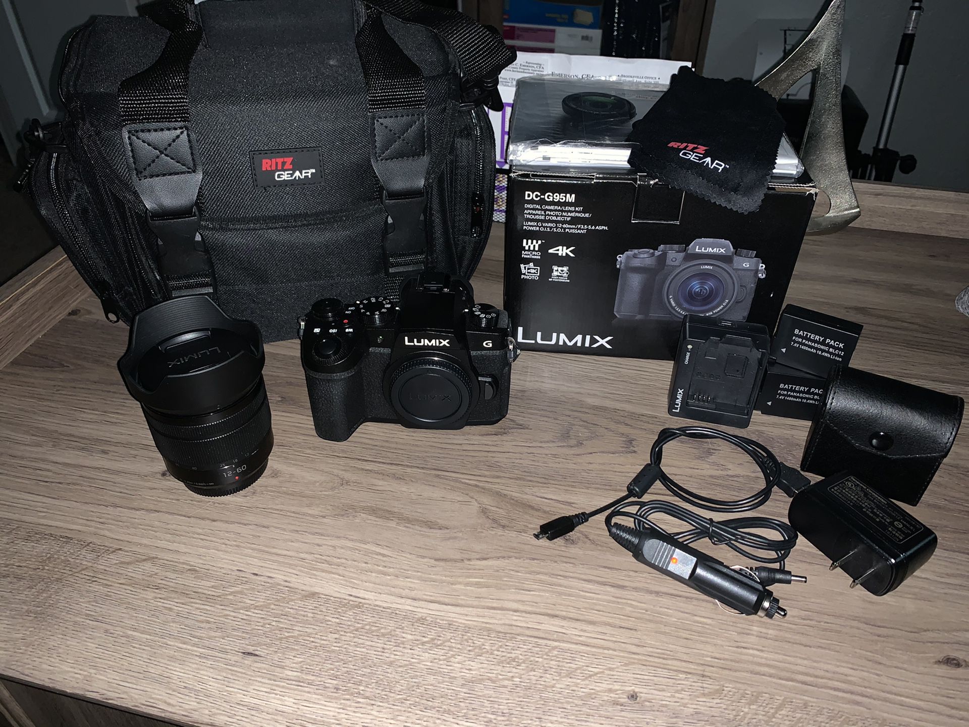 Lumix DC-G95M Camera and Accessories