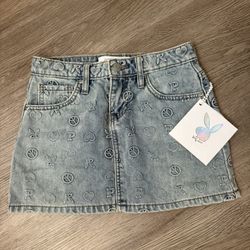 Playboy Y2K Denim Skirt