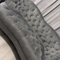Velvet Couch