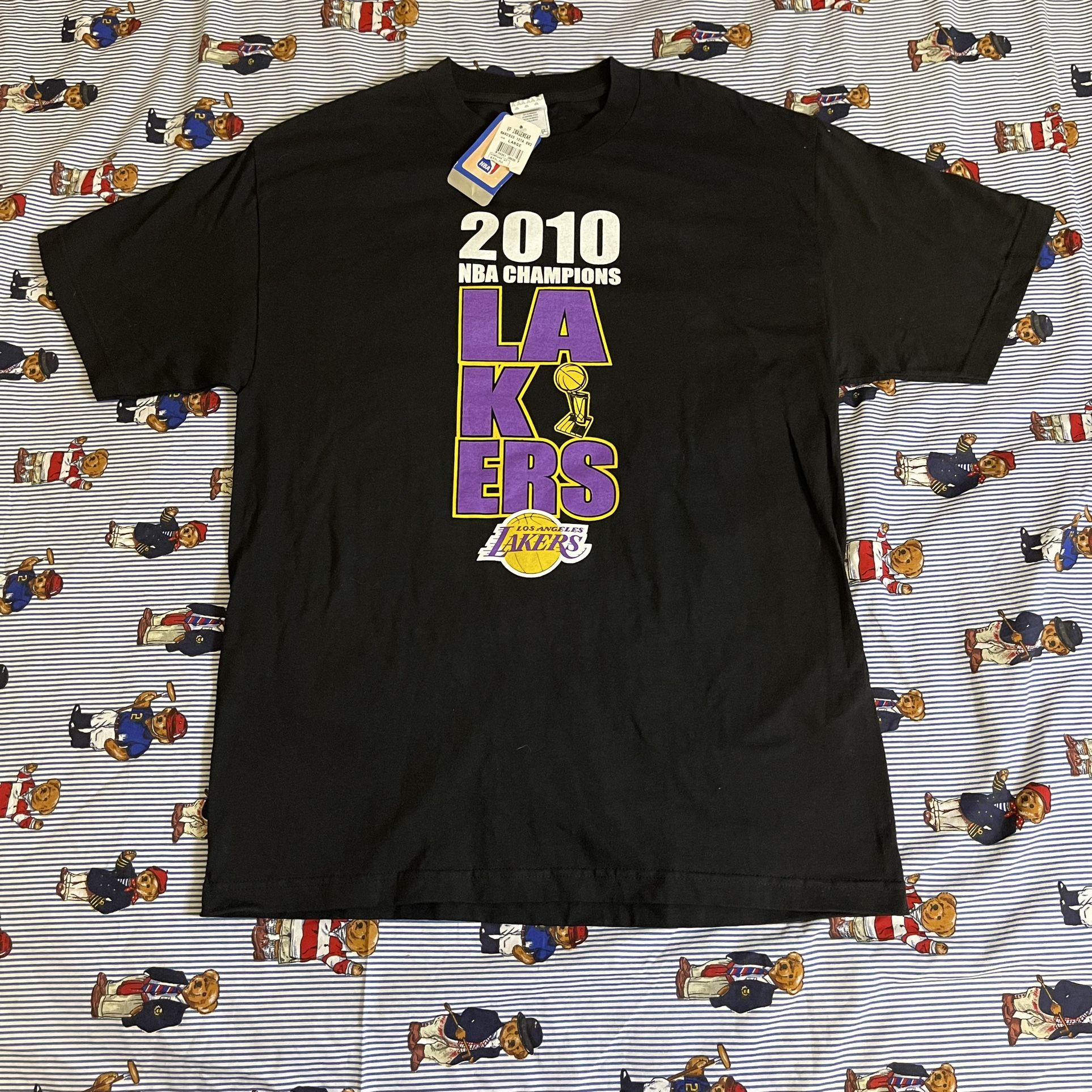 2010 Nba Champion Lakers Shirt Vtg Los Angeles LA Lakers 2010