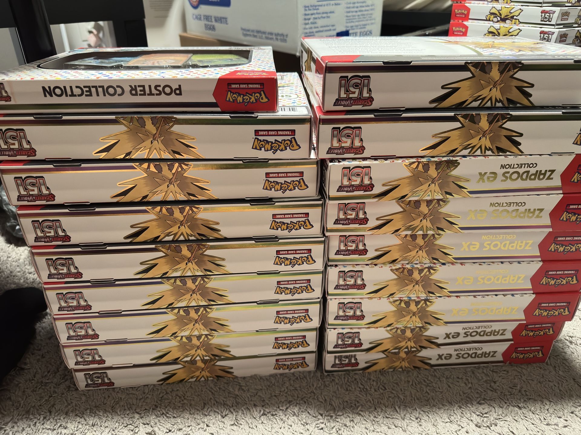 151 Zapdos Collections and Poster Collection Lot