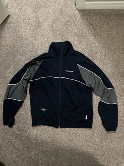 Ben Davis Track Jacket - Medium (Navy/Grey)