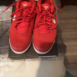 Kobe 8 University Red/White. Size 7y