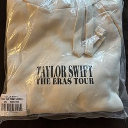 Taylor Swift The Eras Tour Beige Cream Large Oversized Hoodie