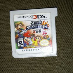 Super Smash Bros. For Nintendo 3DS. Works Great, Fun Game. Great For A Christmas Present!! 