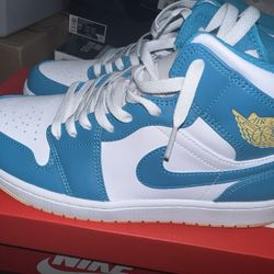 Jordan  Mids Aquatone Brand New No Box Size 9.5