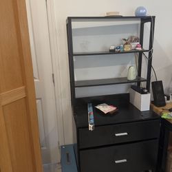 Black Shelf Drawer 