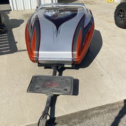 2010 Road dog motorcycle trailer With Custom Mural