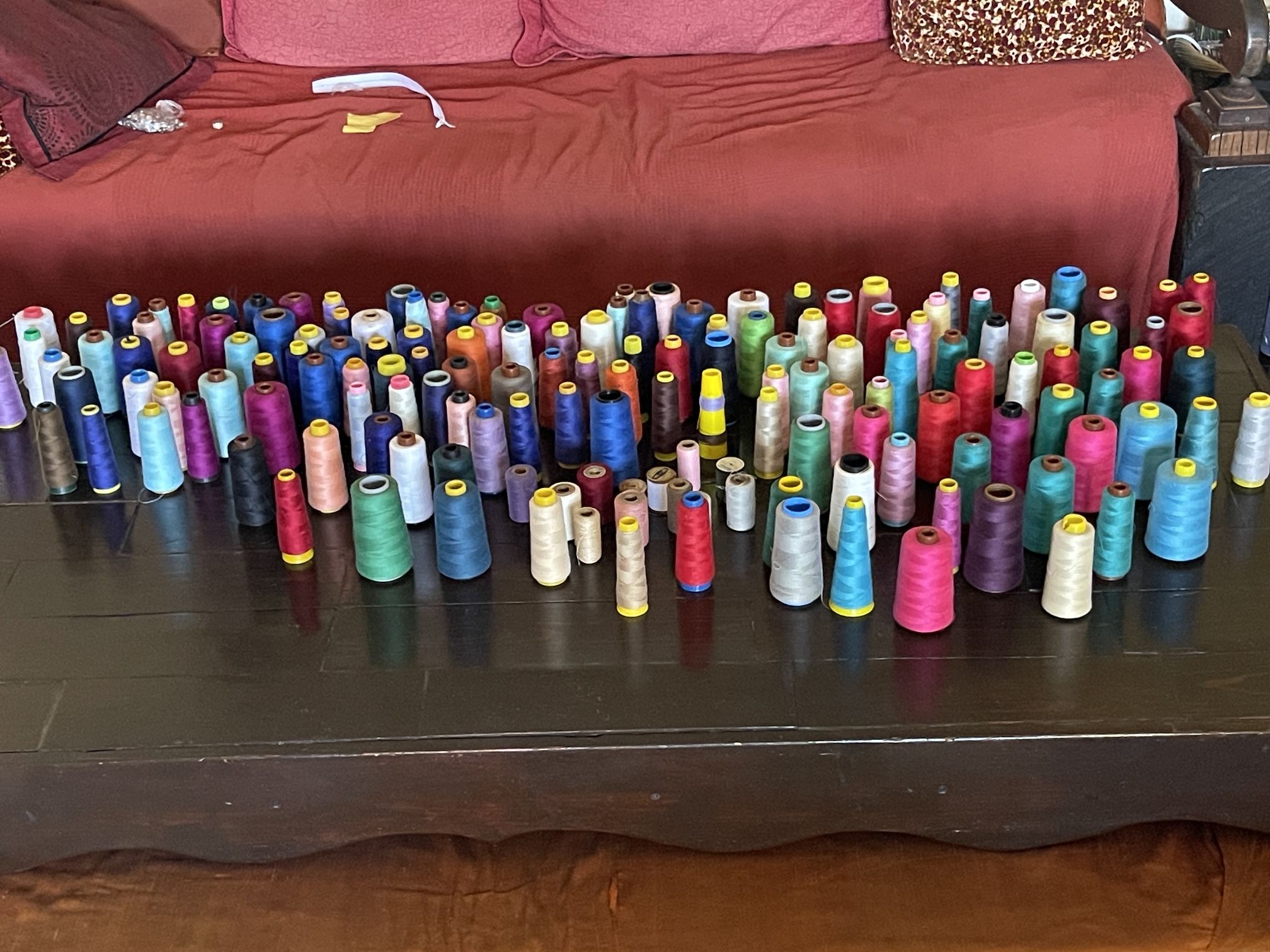 Sewing Machine & Serger thread. 160+ spools