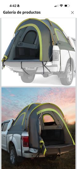impermeable, PU2000 mm, doble capa para 2 personas, tienda de campaña portátil para cama de camioneta con toldo para