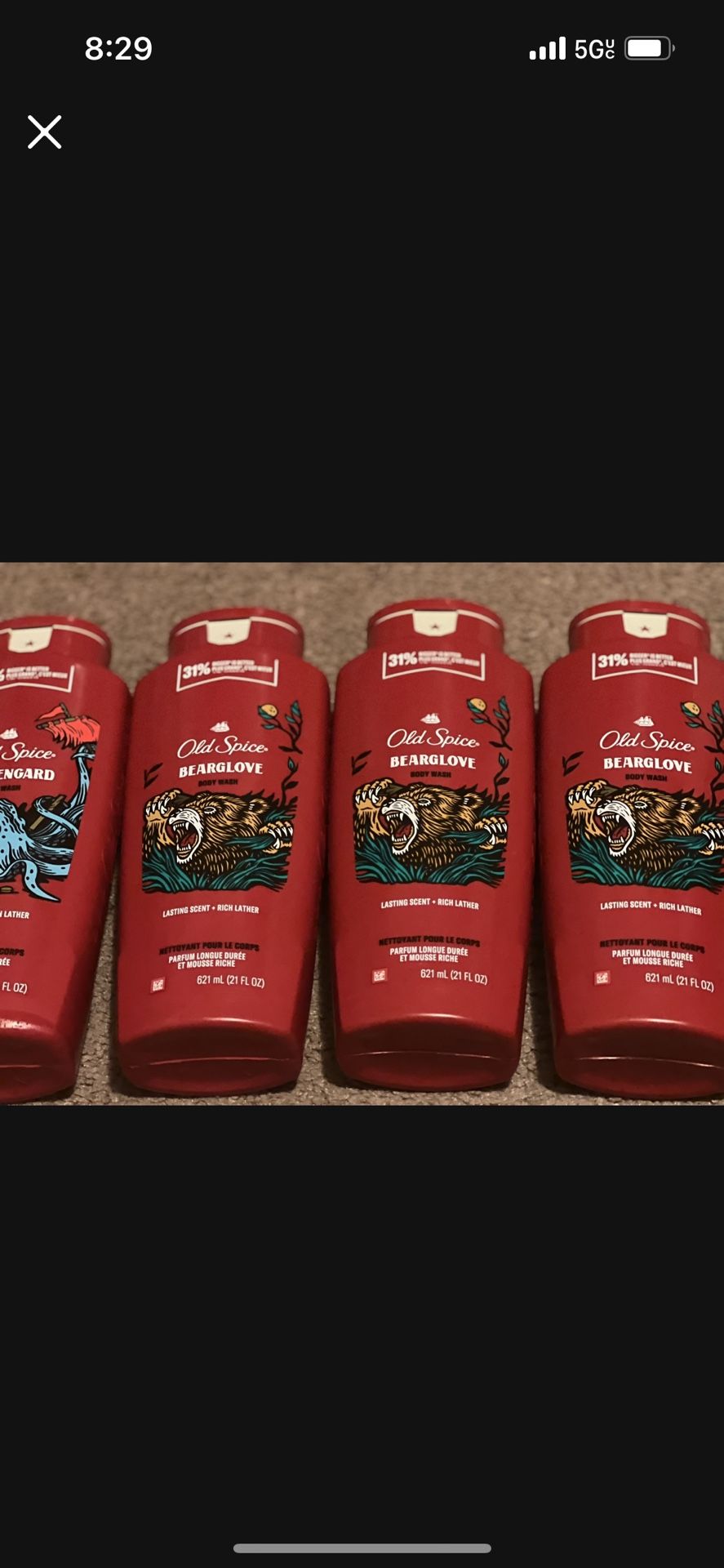 Old Spice Body Wash $4 Each