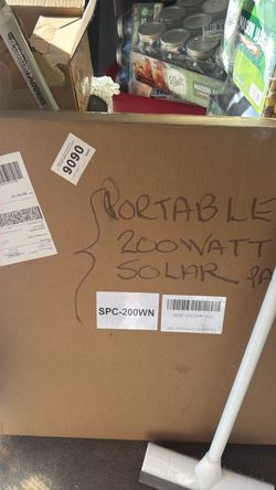 New! 200W Portable Solar Panel – $100 OBO