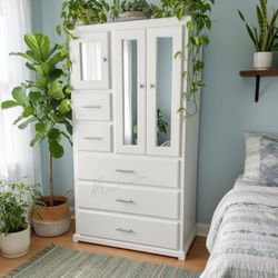 White Wardrobe Closet 40" Inch!