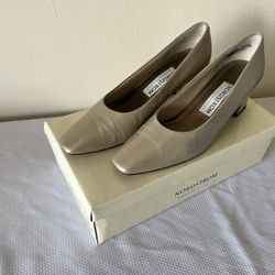 Nordstrom Comfort Construction Taupe Heels Savoy—Size 8.5