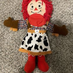 Cowboy Raggedy Ann Doll