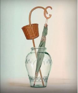 Vintage Italian Aqua Glass Floor Vase, an italian "Antiqua" series glass floor vase attributed to stelvia empoli circa 1968-72. Beautiful made aqua gl