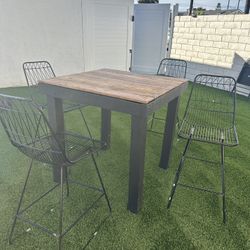 Real Wood Patio Table