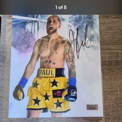 🇺🇲Jake Paul Signed Photo Social Media Star/Boxer Autographed 8x10 COA Hologram