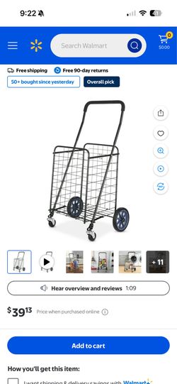 Foldable shopping cart