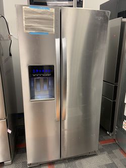 Whirlpool 36” Side-by-Side Refrigerator - LED Touch Controls | Water & Ice | Fingerprint-Resistant stainless