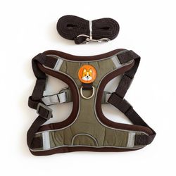 No-choke Dog Harnesses With Matching Leash 