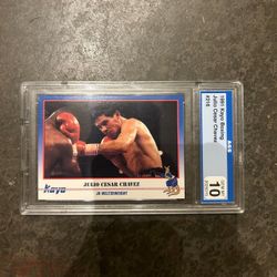 1991 Julio Cesar Chavez Boxing Card
