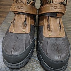 Authentic Ralph Lauren Boots Size 12 Brown Preowned