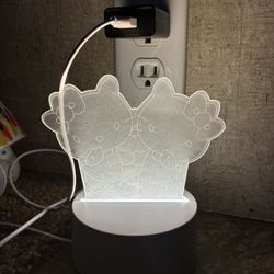 Hello Kitty 3D Illusion Night Light 