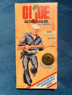 1964 G.I. Joe Action Sailor WW2 50th Anniversary Commemorative Edition